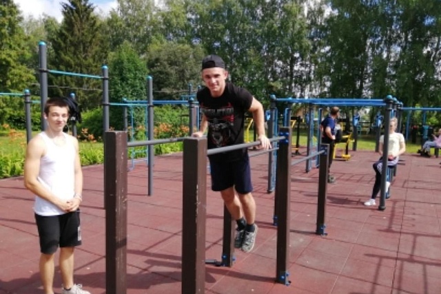 малая спортивная площадка для подготовки населения к выполнению нормативов  ВФСК «Готов к труду и обороне».