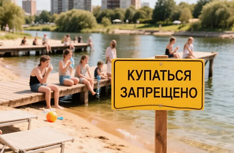 КУПАНИЕ В НЕОБОРУДОВАННЫХ МЕСТАХ ЗАПРЕЩЕНО!