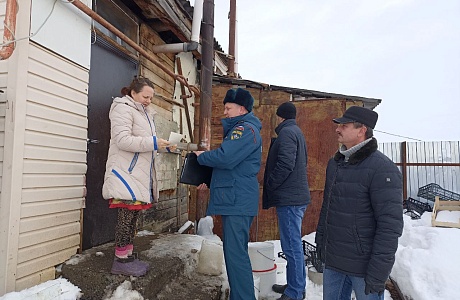 На территории администрации р.п. Мокшан проведен противопожарный профилактический рейд