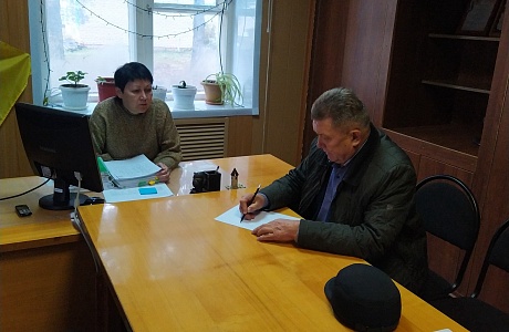 Глава Мокшанского района Н.Н.Тихомиров в ходе рабочей поездки посетил Богородскоий сельсовет.