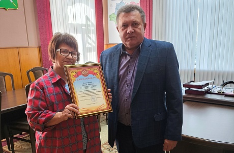 Состоялась встреча с председателем районного Совета ветеранов войны  и труда Комиссаровой Надеждой Андреевной. 