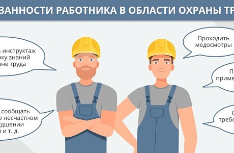 Памятка для работников в области охраны труда