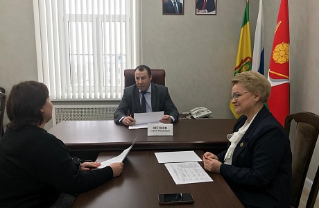 Мокшанский район Пензенской области с рабочим визитом посетил главный федеральный инспектор по Пензенской области С.М. Щеткин